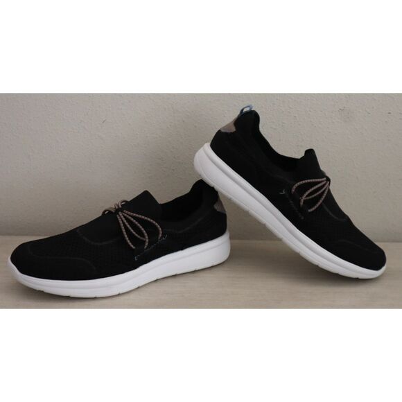 Clarks Women's Sz 10M Black Cloudsteppers Ezera Run Slip-On Knit Sneakers - Picture 10 of 10